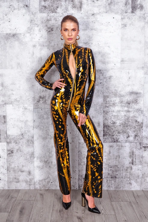 latex jumpsuit AMALTEA by FOCH