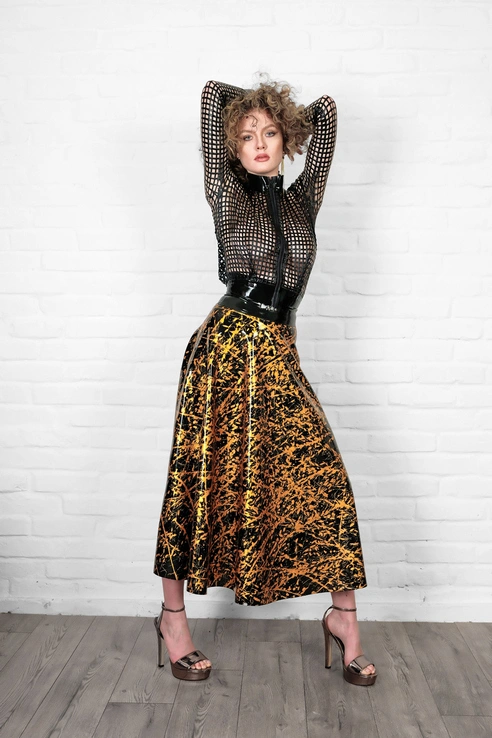 latex skirt KARME by FOCH