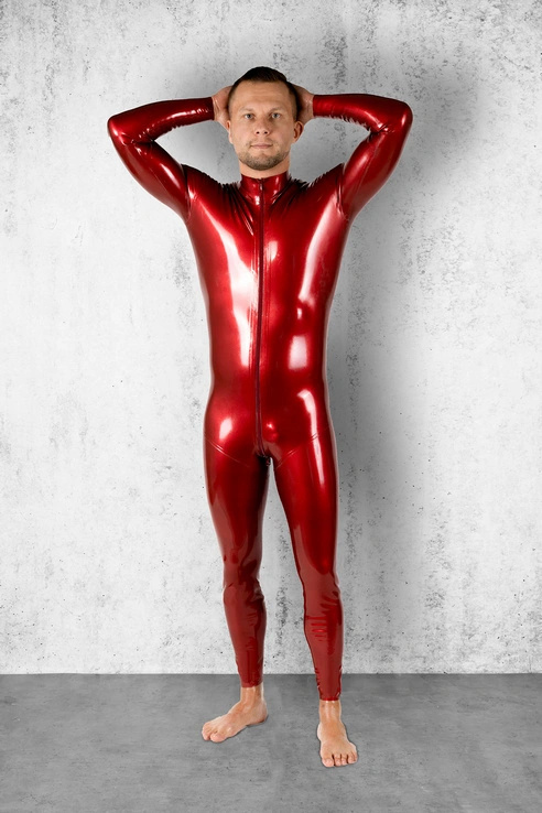 FOCH men's latex catsuits