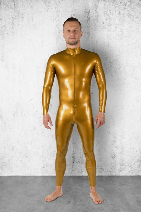 latex catsuit GOLD by FOCH