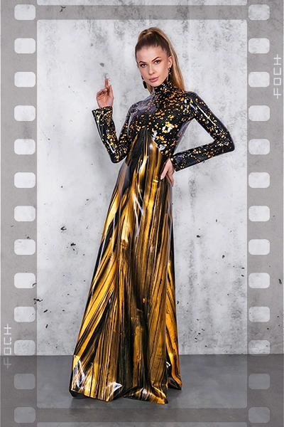 BESTLA Handmade Latex gown movie