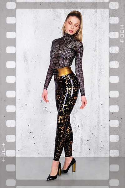 METIS Handmade Latex leggings movie