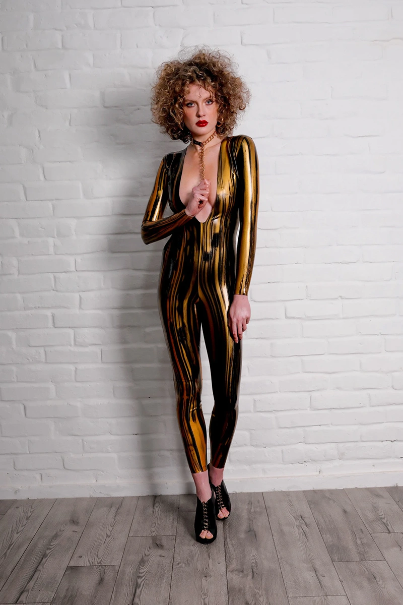 LARISSA handmade latex jumpsuit by FOCH | photo nr 1