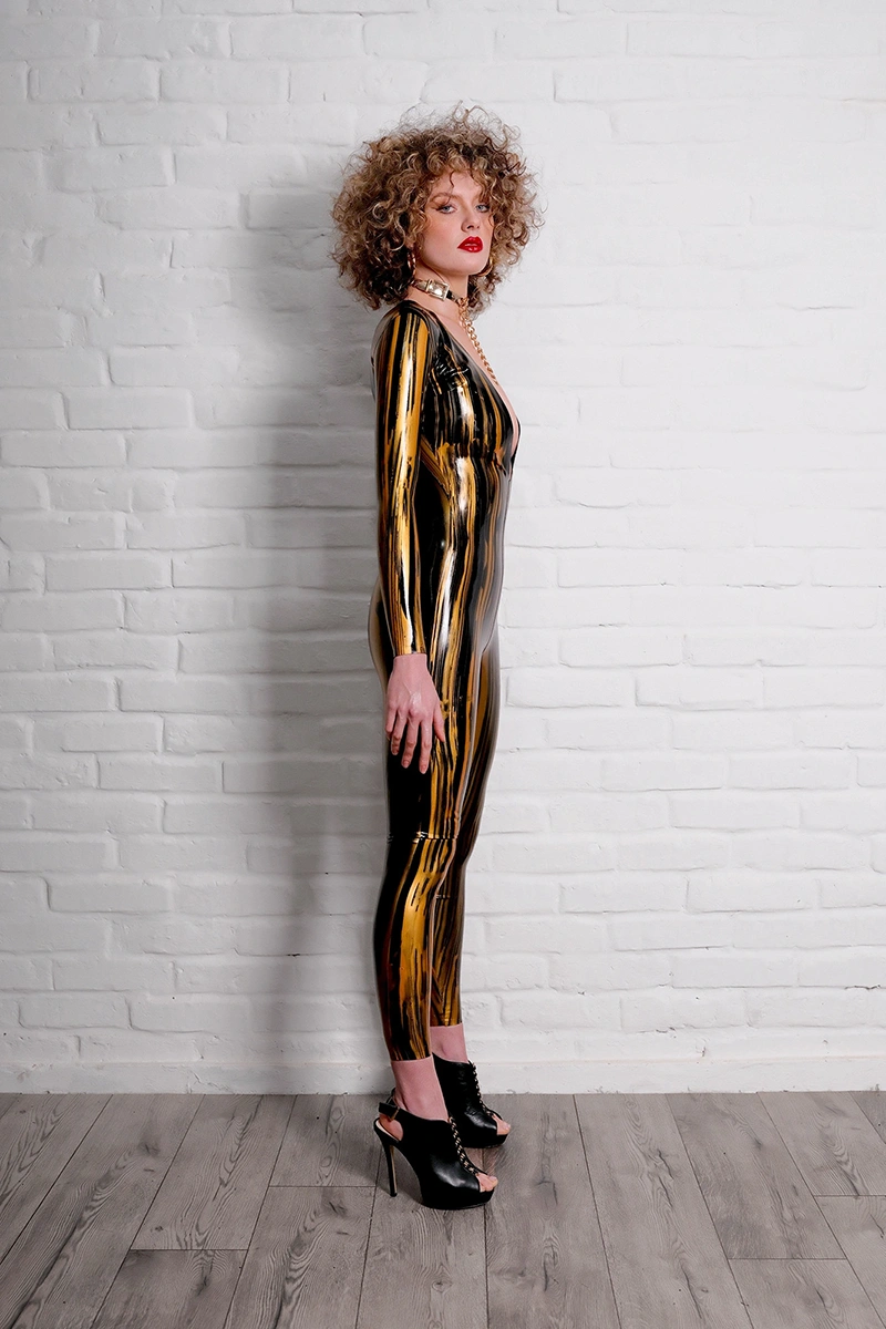 LARISSA handmade latex jumpsuit by FOCH | photo nr 9