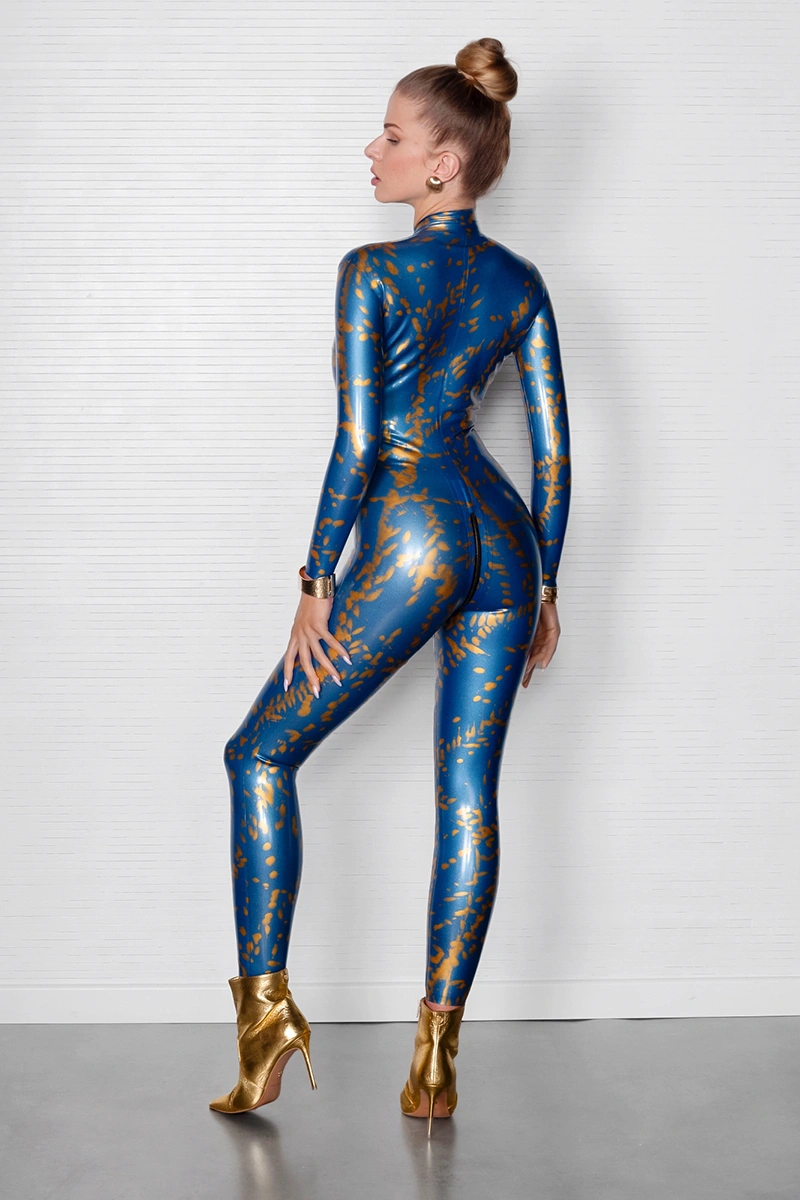LAZURIA handmade latex jumpsuit by FOCH | photo nr 8