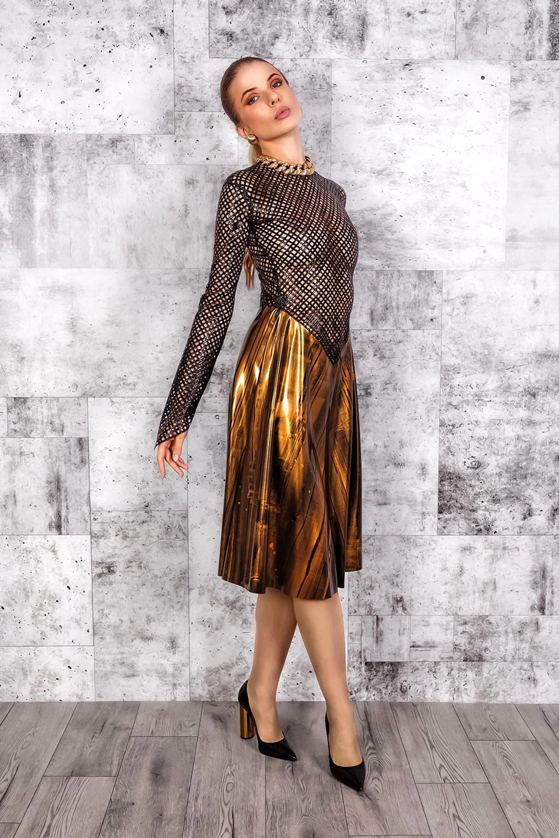 ANANKE handmade latex dress by FOCH | photo nr 3