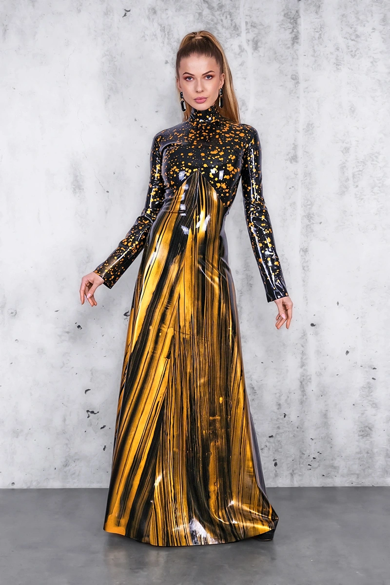 BESTLA handmade latex dress by FOCH | photo nr 3
