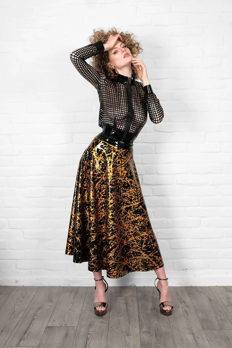 KARME handmade latex skirt by FOCH | photo nr 2