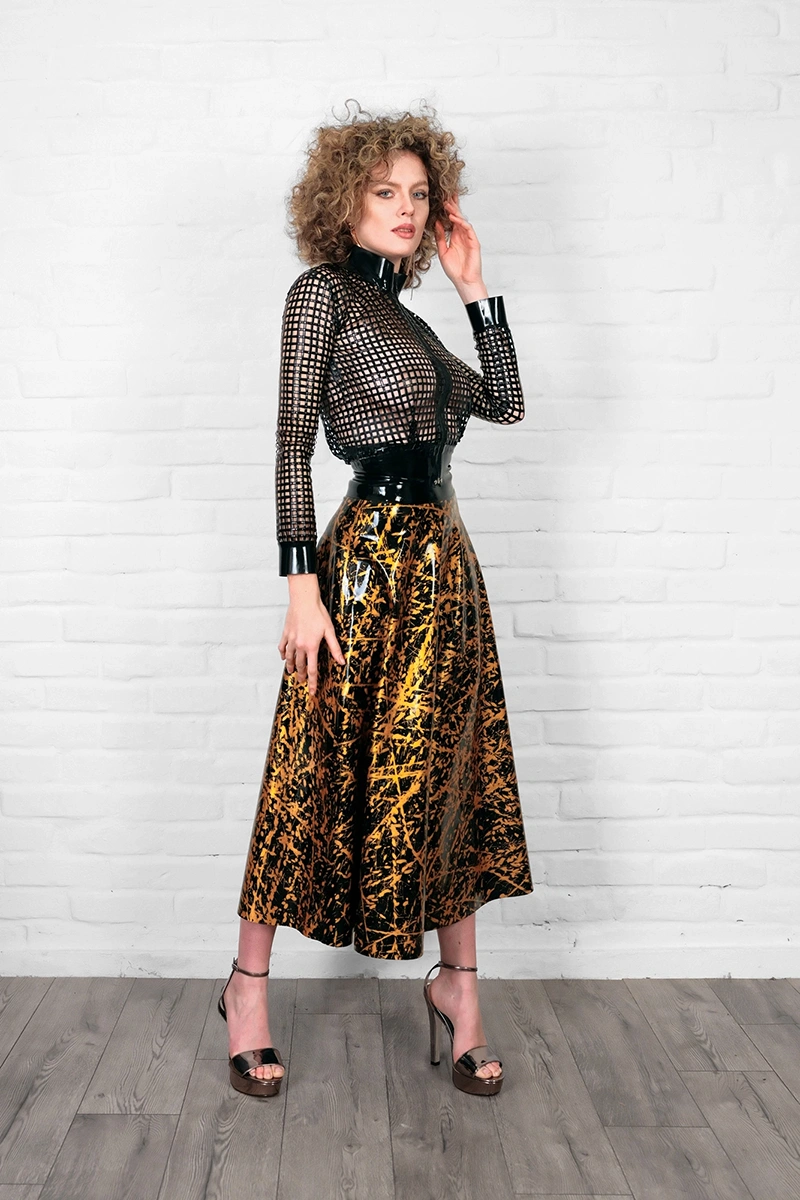 KARME handmade latex skirt by FOCH | photo nr 3