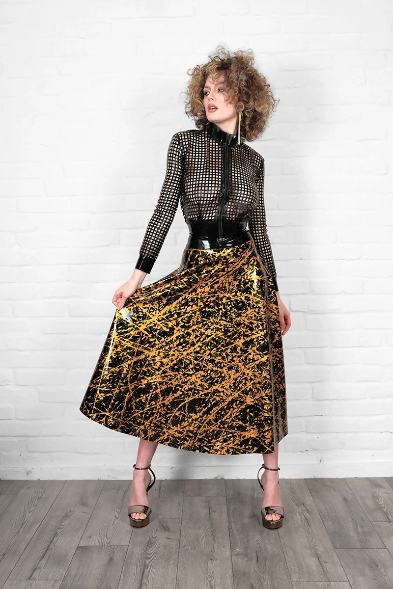 KARME handmade latex skirt by FOCH | photo nr 4