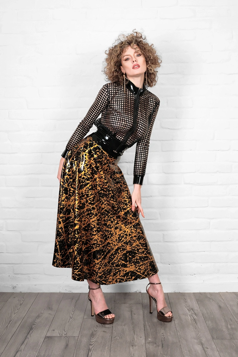 KARME handmade latex skirt by FOCH | photo nr 5