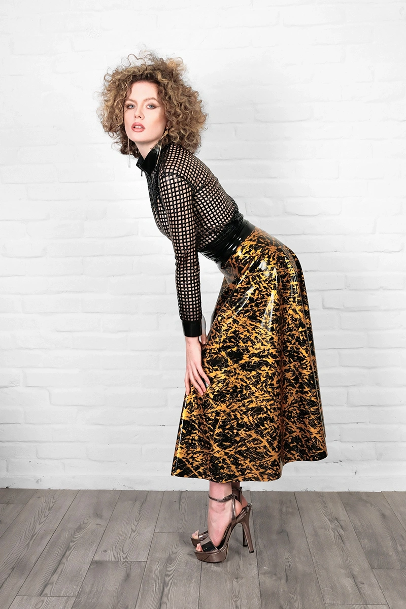 KARME handmade latex skirt by FOCH | photo nr 6