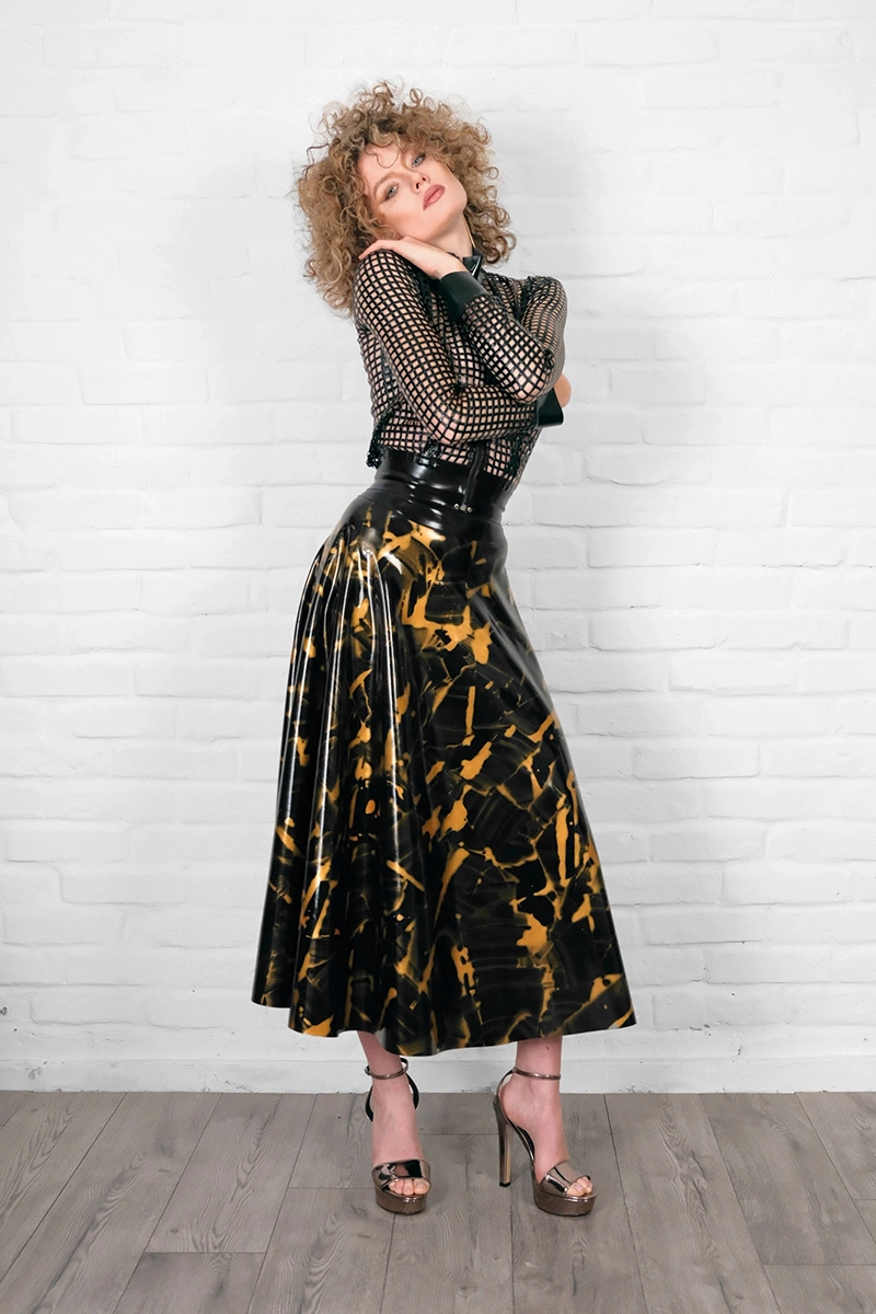 TEBE handmade latex skirt by FOCH | photo nr 3