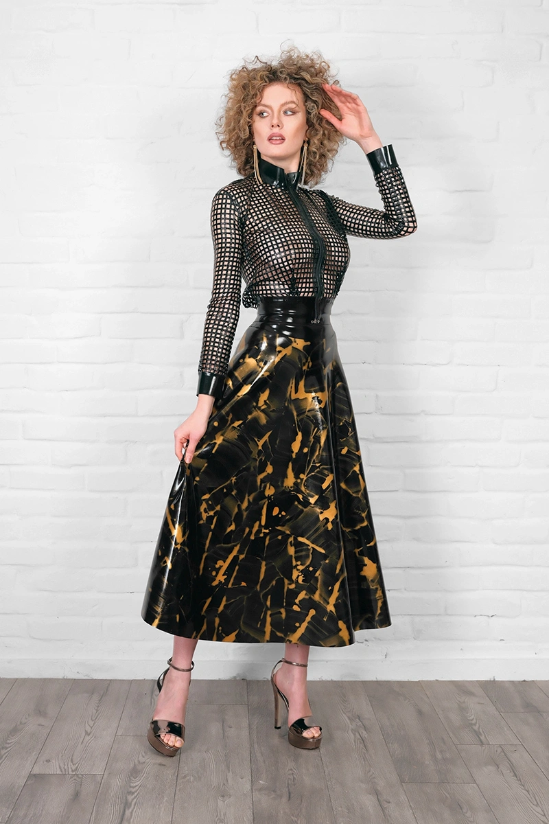 TEBE handmade latex skirt by FOCH | photo nr 4