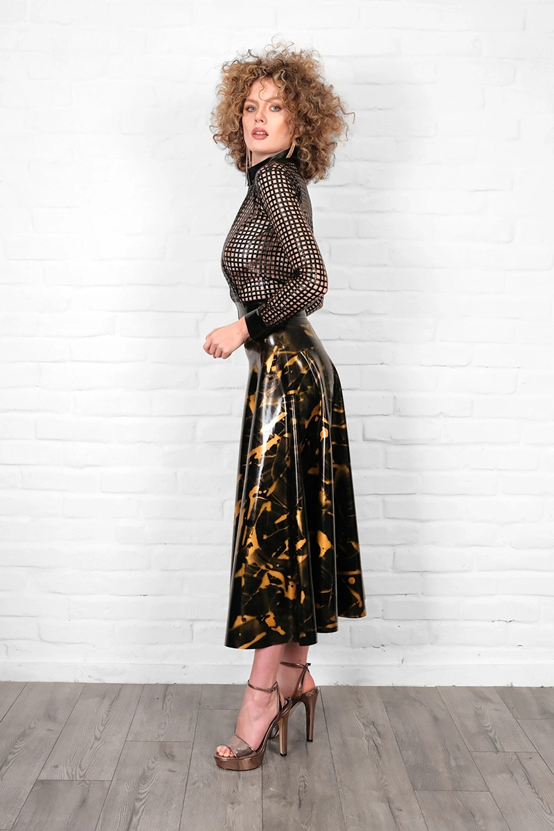 TEBE handmade latex skirt by FOCH | photo nr 5