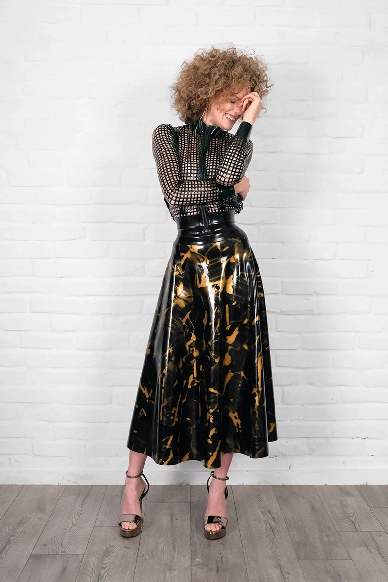 TEBE handmade latex skirt by FOCH | photo nr 6