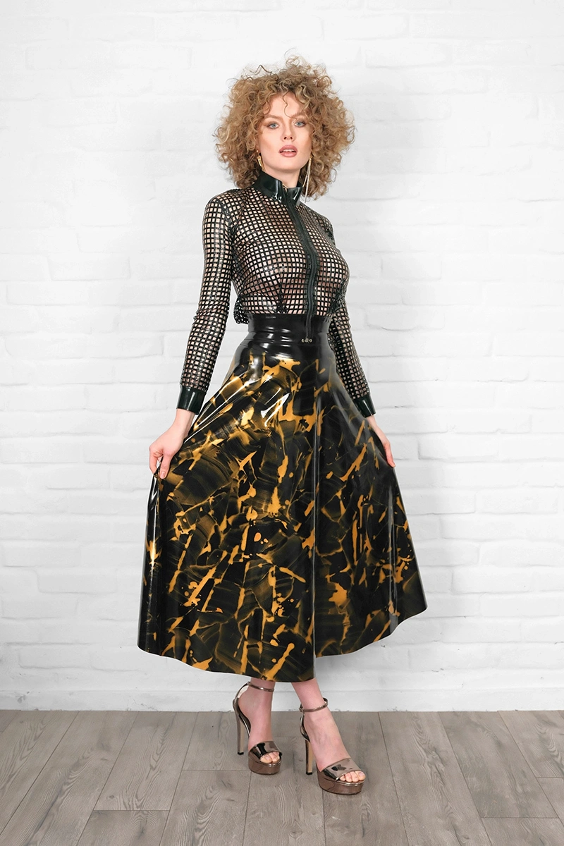 TEBE handmade latex skirt by FOCH | photo nr 7