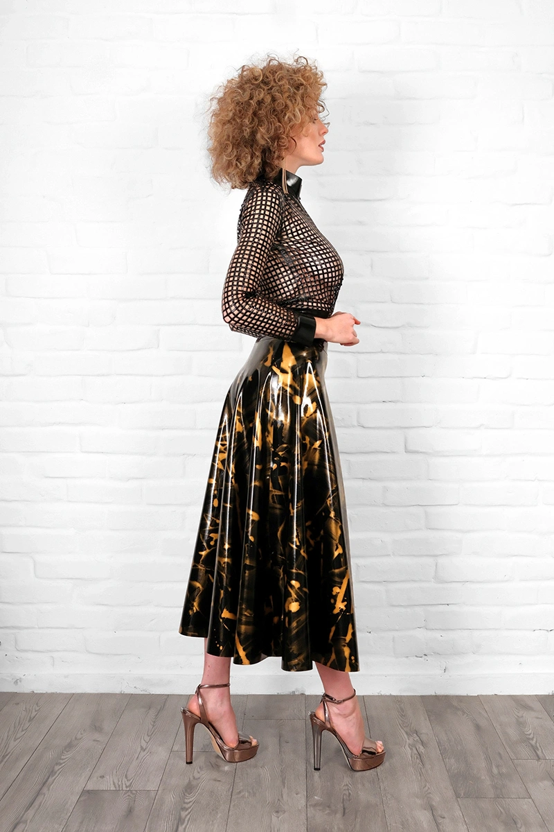 TEBE handmade latex skirt by FOCH | photo nr 8