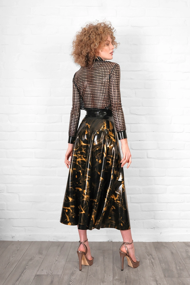TEBE handmade latex skirt by FOCH | photo nr 9