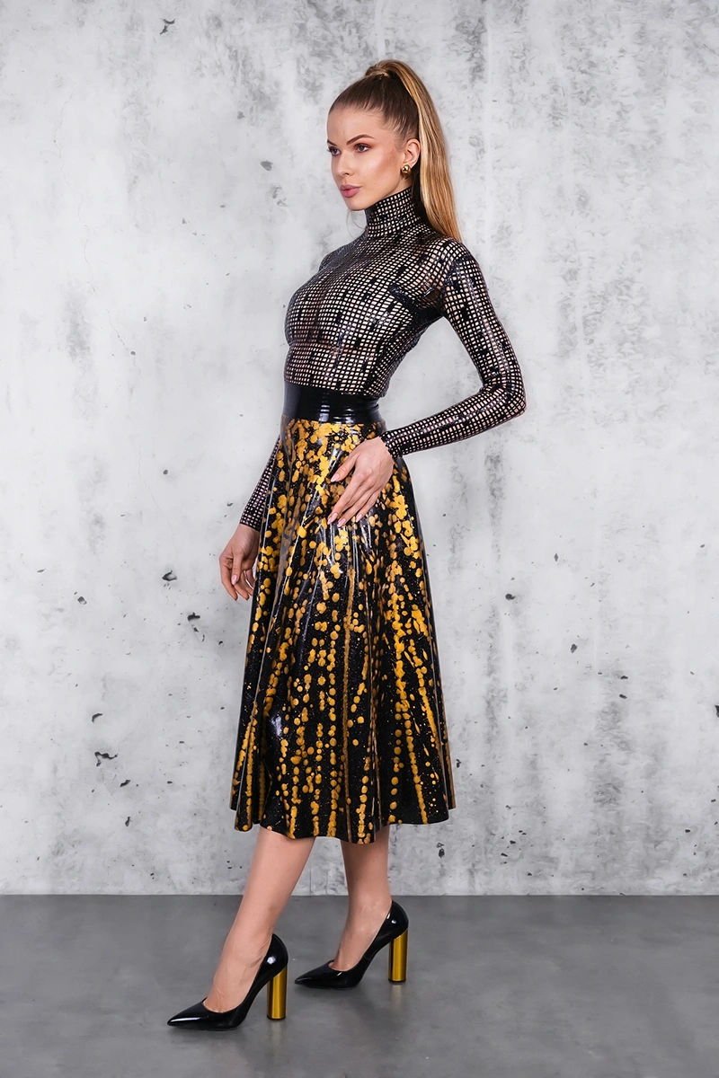 ELOIA handmade latex skirt by FOCH | photo nr 2