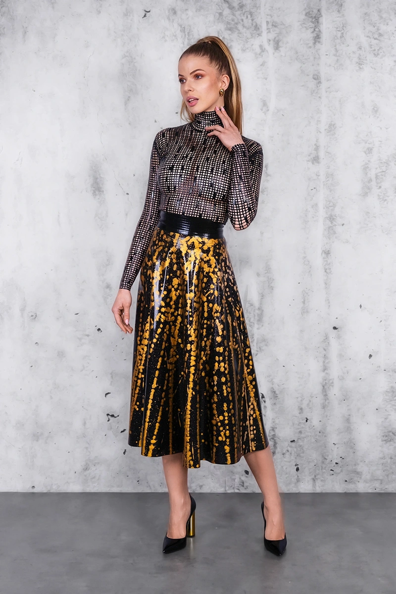 ELOIA handmade latex skirt by FOCH | photo nr 5