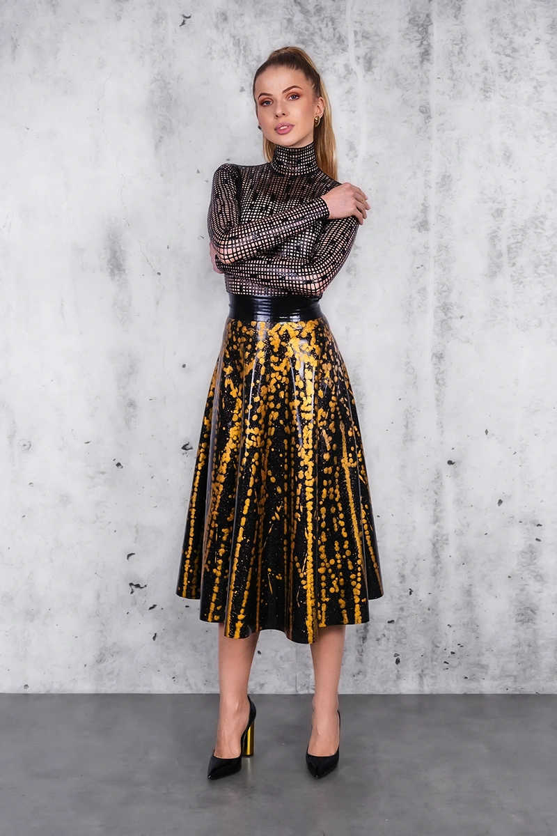 ELOIA handmade latex skirt by FOCH | photo nr 6