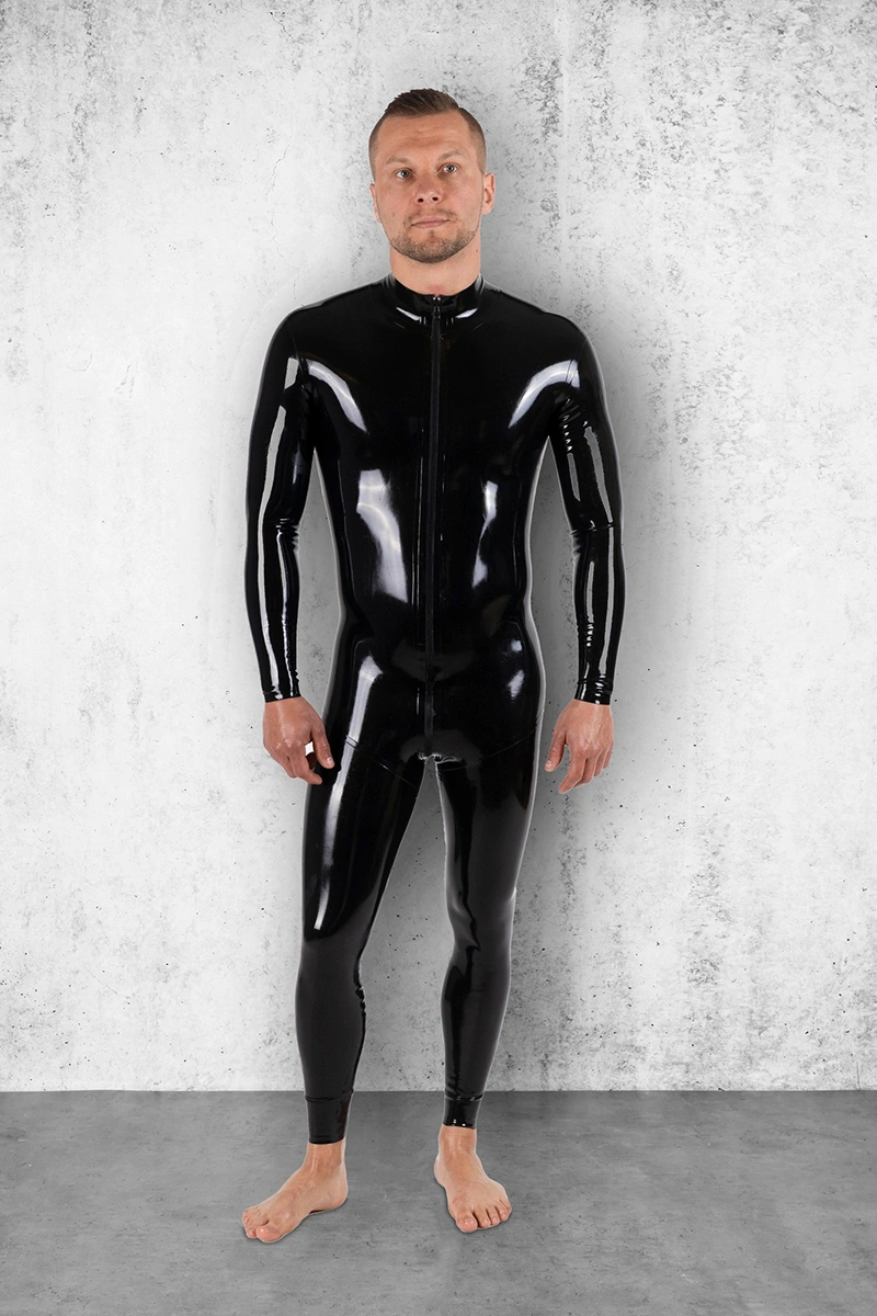 CARBON handmade latex catsuit by FOCH | photo nr 1