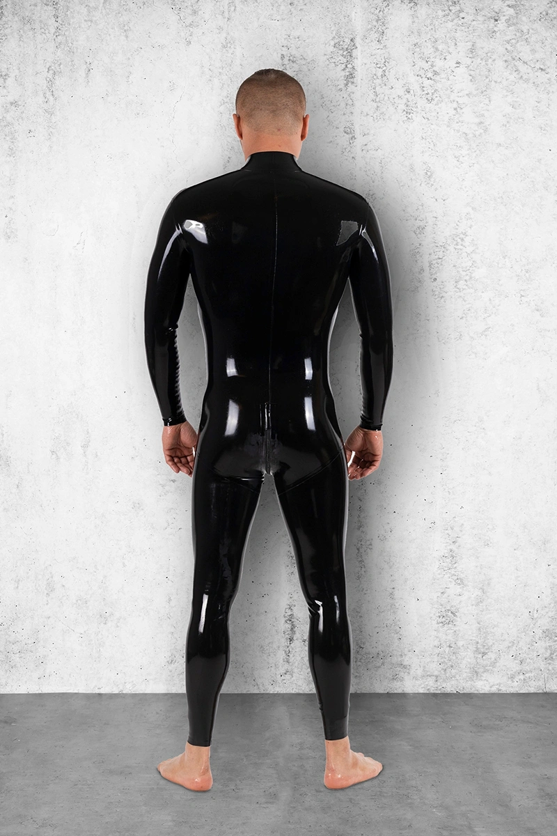 CARBON handmade latex catsuit by FOCH | photo nr 4