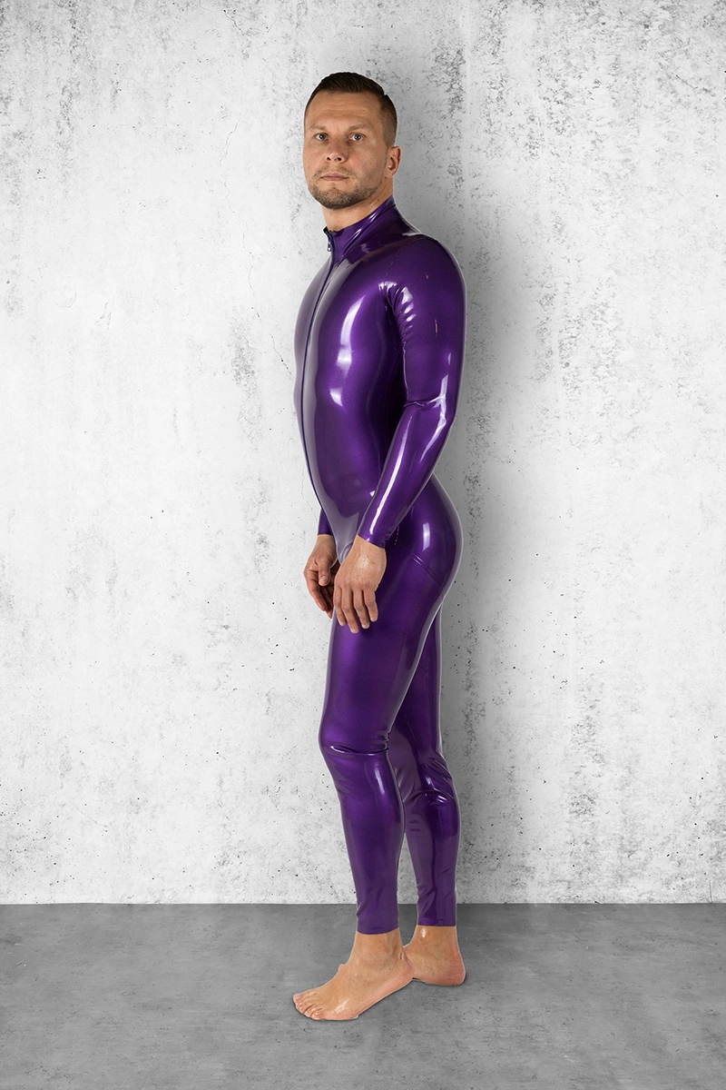 AMETHYST handmade latex catsuit by FOCH | photo nr 3