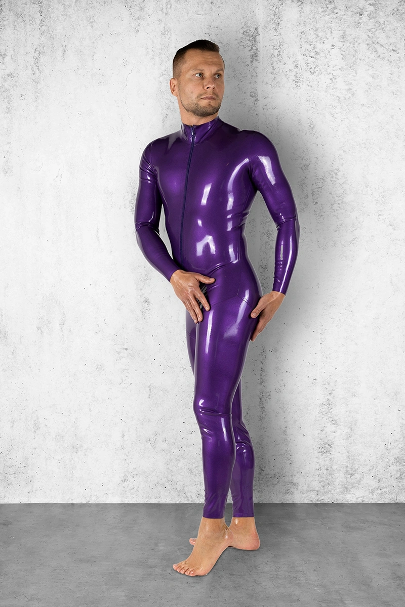 AMETHYST handmade latex catsuit by FOCH | photo nr 4
