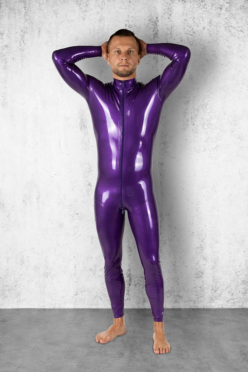 AMETHYST handmade latex catsuit by FOCH | photo nr 5